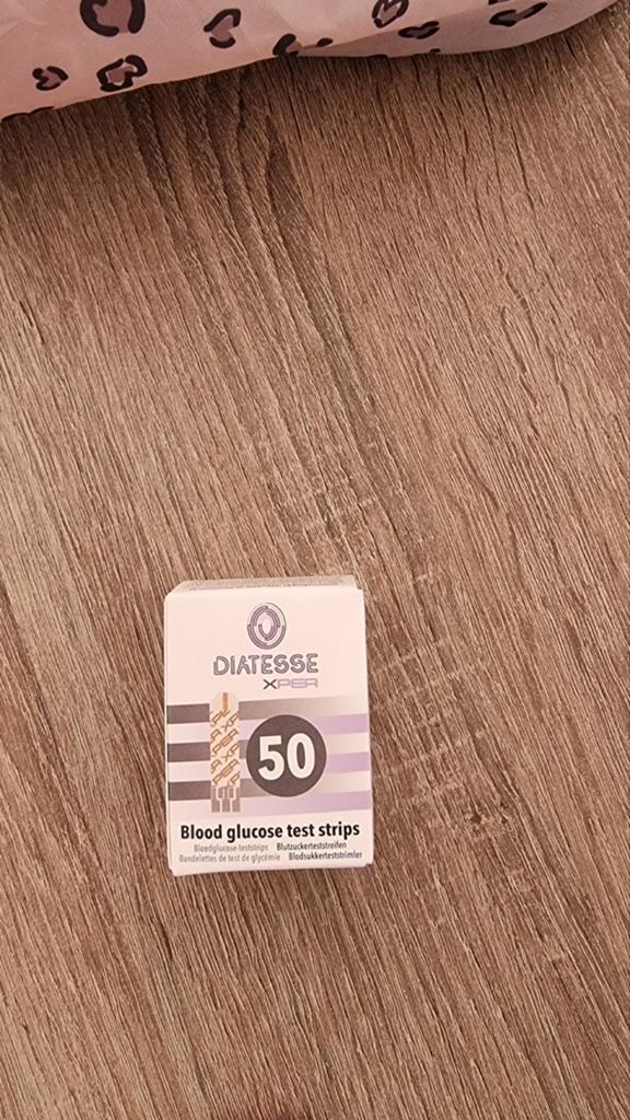 Diatesse xper blood glucose 50 teststrips, Ophalen of Verzenden, Nieuw