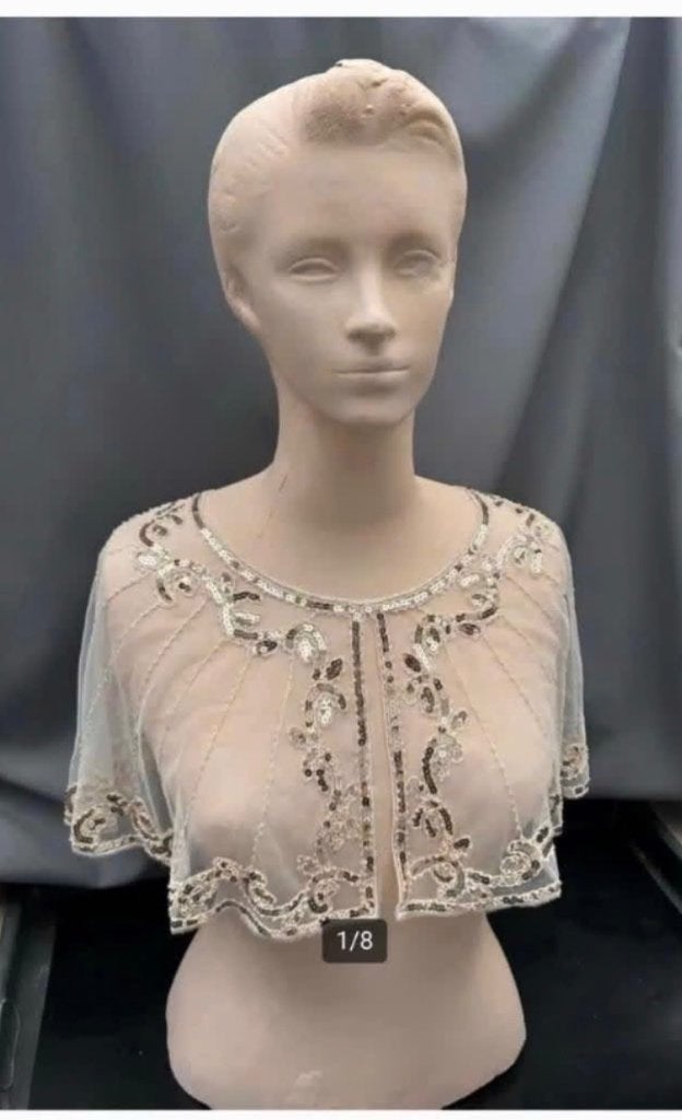 Elegant Hesje, Kraag met Pailletten , nieuw, Kleding | Dames, Blouses en Tunieken, Overige kleuren, Nieuw, Ophalen of Verzenden