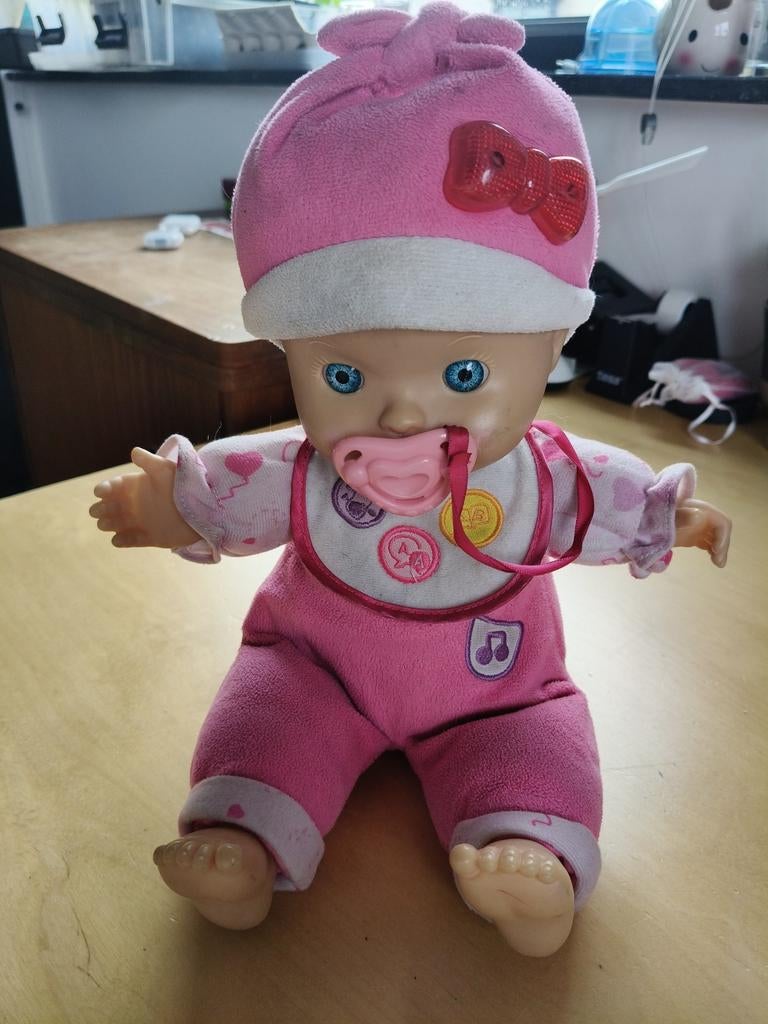 VTech Little Love 'Praat met mij' Baby - Interactieve Pop, Ophalen of Verzenden, Gebruikt, Babypop