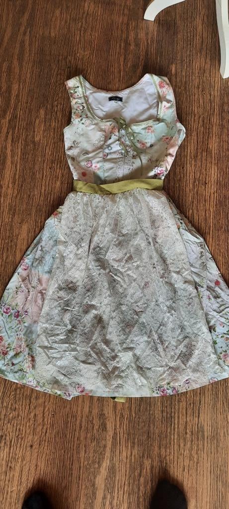 Vintage dirndl jurk,Tiroler dameskleding., Ophalen of Verzenden