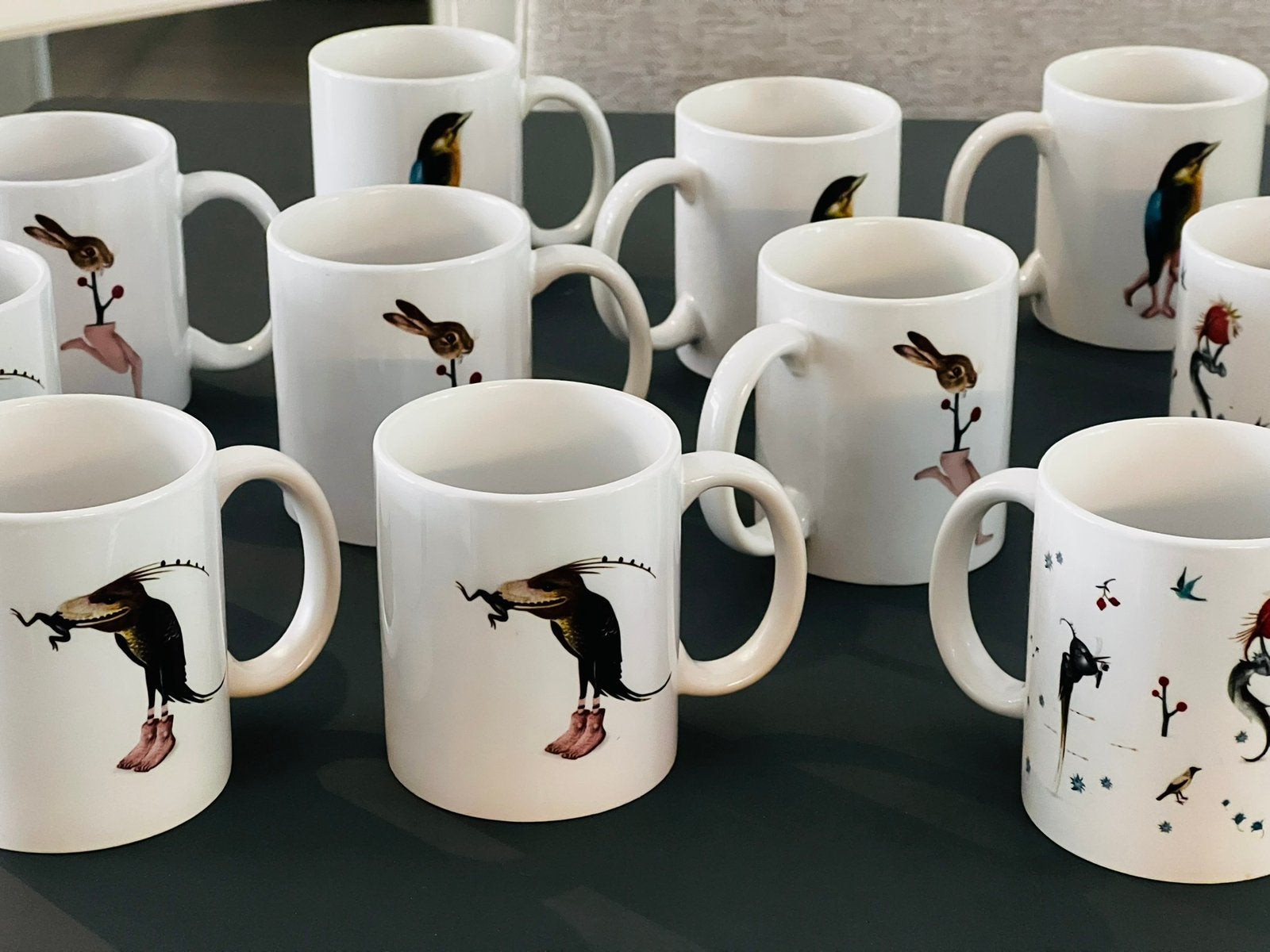 Collectorsitem! Jerorn Bosch mokken, Ophalen of Verzenden, Zo goed als nieuw, Overige stijlen, Kop(pen) en/of Schotel(s)