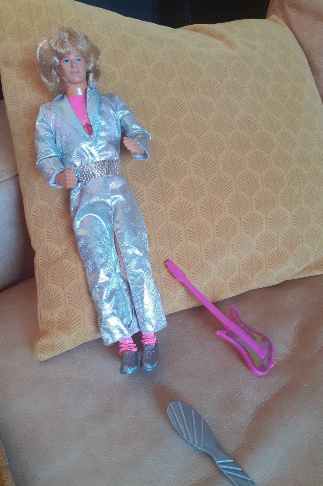 Barbie,  Ken Rockstar jaren 80, Verzamelen, Poppen, Ophalen, Gebruikt