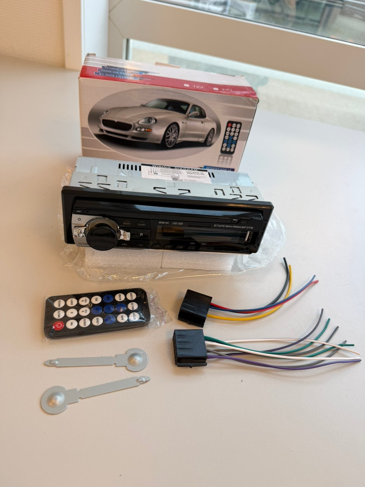 Universele Bluetooth Autoradio USB AUX FM Afstandsbediening, Nieuw, Ophalen of Verzenden, H, H