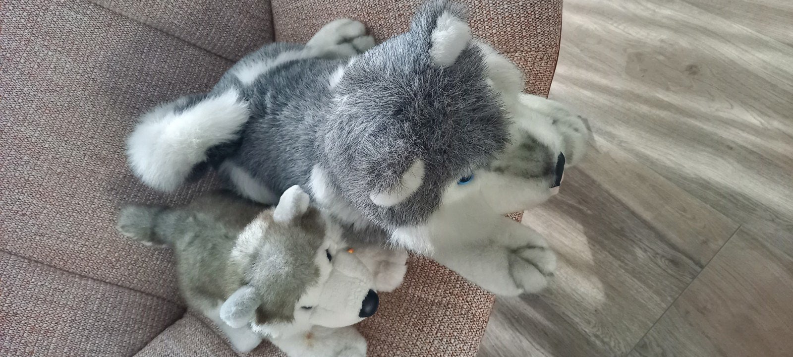 Husky knuffels, Verzenden, Zo goed als nieuw, Hond
