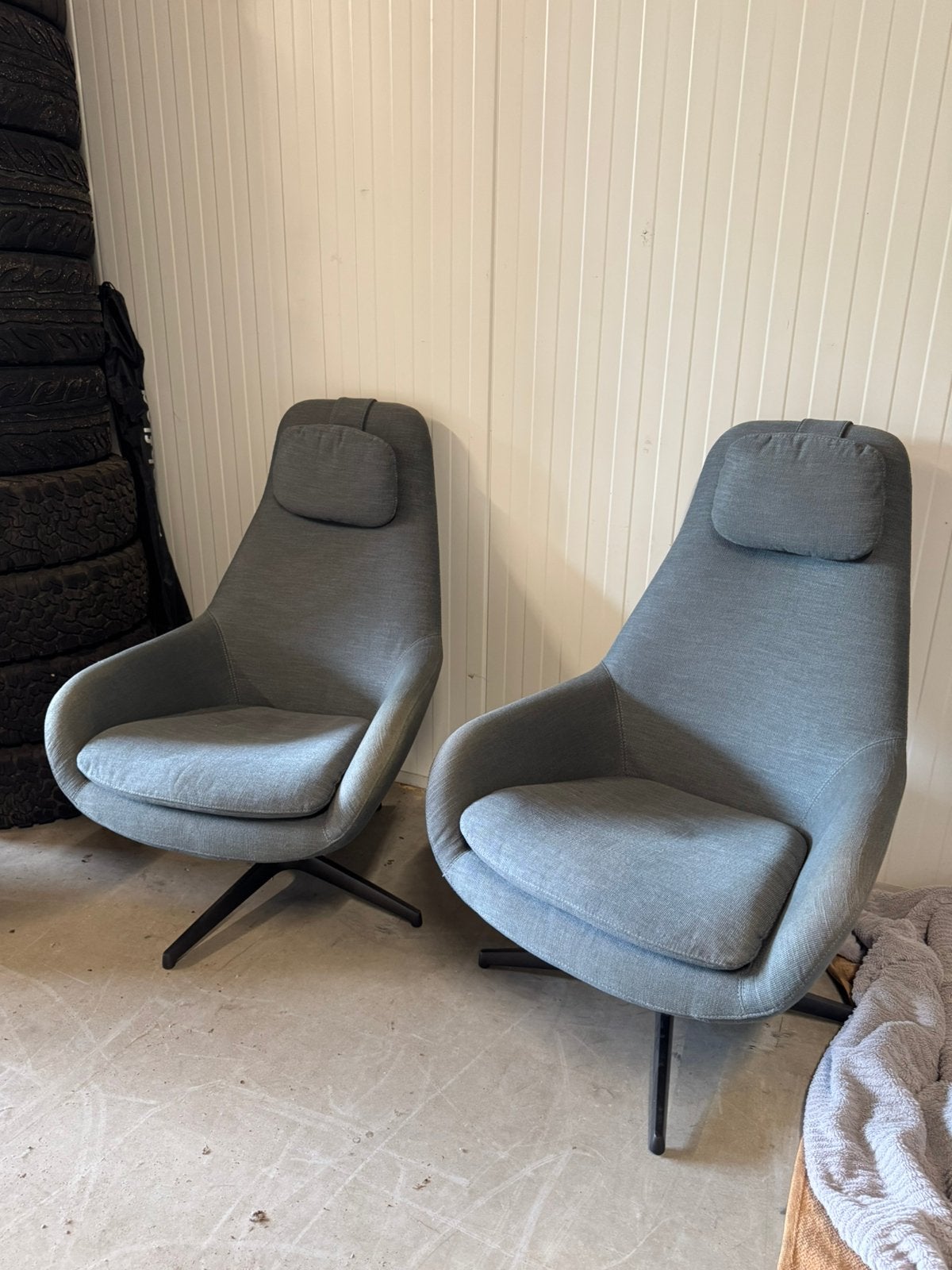 2x Pode spot fauteuils, Ophalen, Gebruikt, Design, 75 tot 100 cm