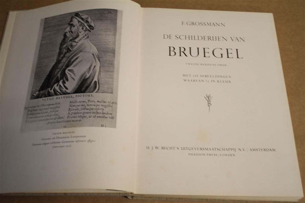 De schilderijen van Bruegel. F. Grossmann., Ophalen of Verzenden, Gelezen