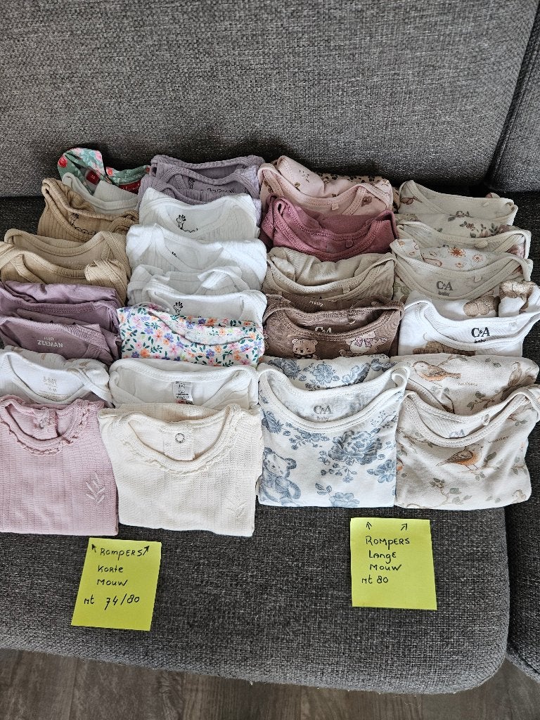 Kinderkleding , meisje, maat 68 - 80. Zgan. Zara, Hema etc., Ophalen, Zo goed als nieuw, Overige maten