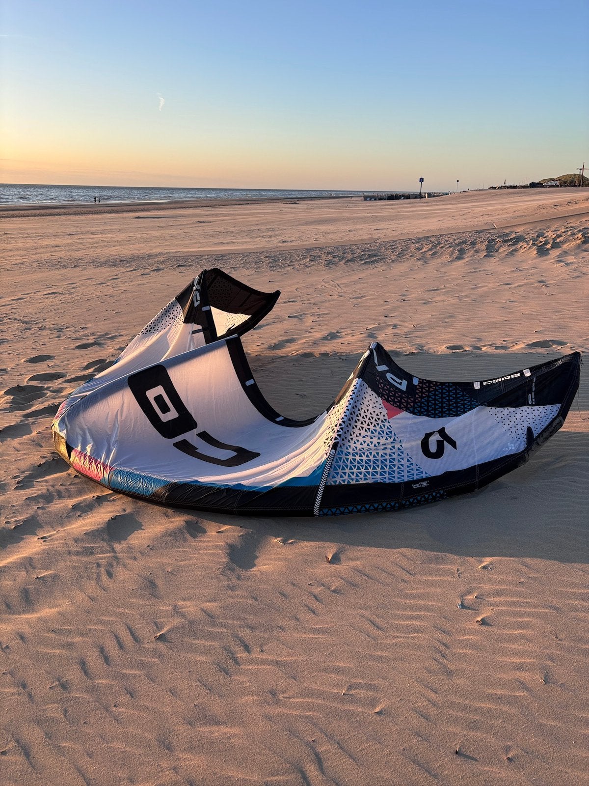 Core pace dacron 9m white, Watersport en Boten, Kitesurfen, Gebruikt, Twintip, 9 m², Ophalen of Verzenden