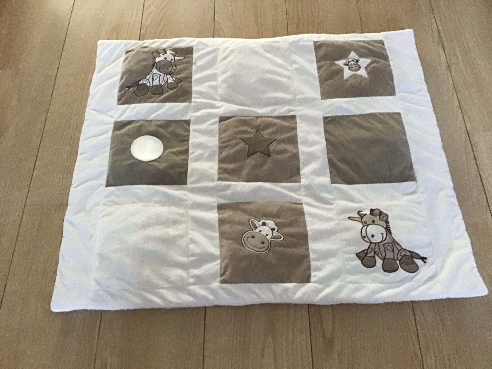 Boxkleed met leuke dieren en sterren, Ophalen of Verzenden, Gebruikt