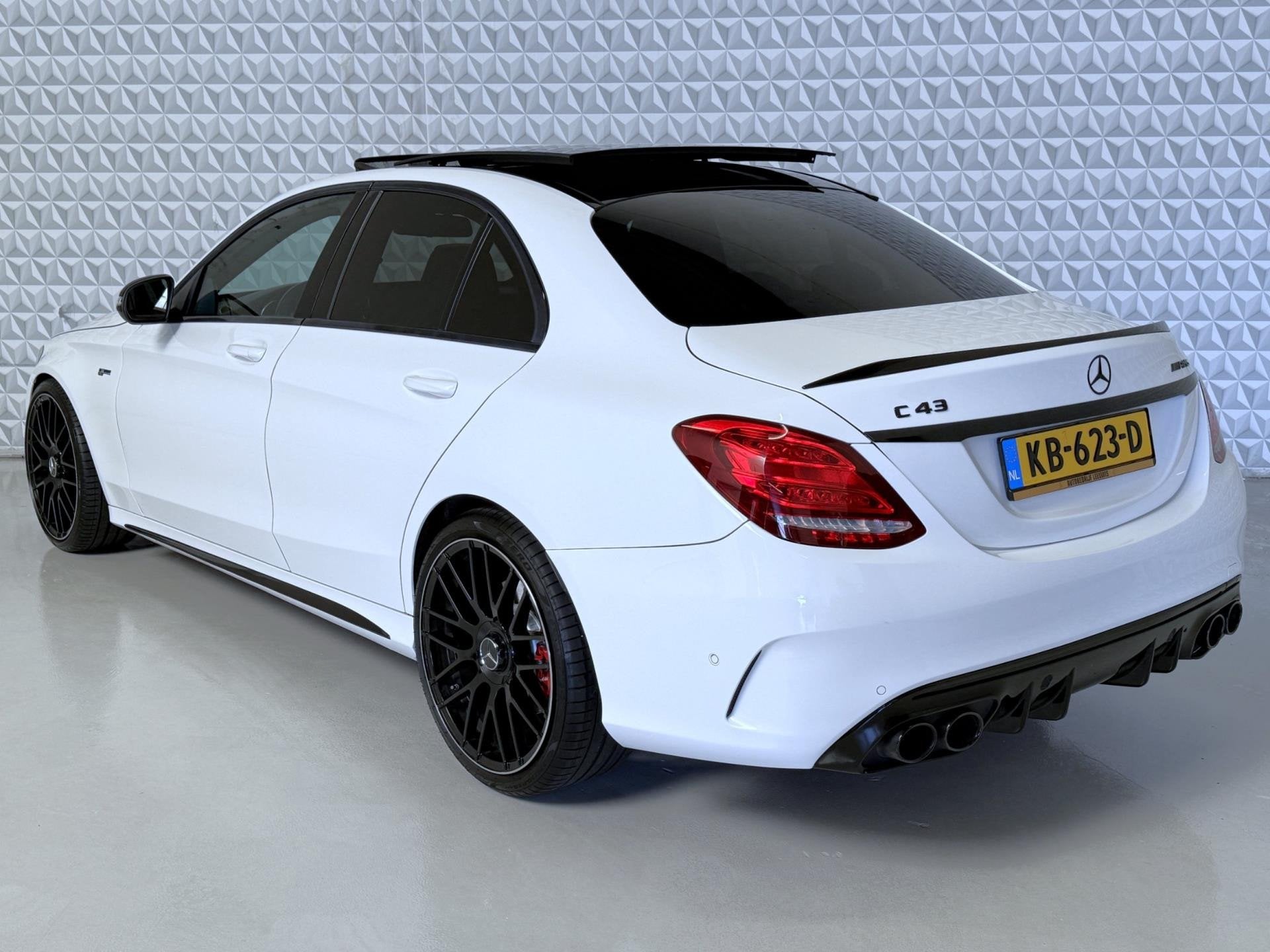 Mercedes-Benz C-klasse 450 AMG 4MATIC C43 Schaalstoelen / PA, Auto's, 367 pk, Leder, Bedrijf, Vierwielaandrijving