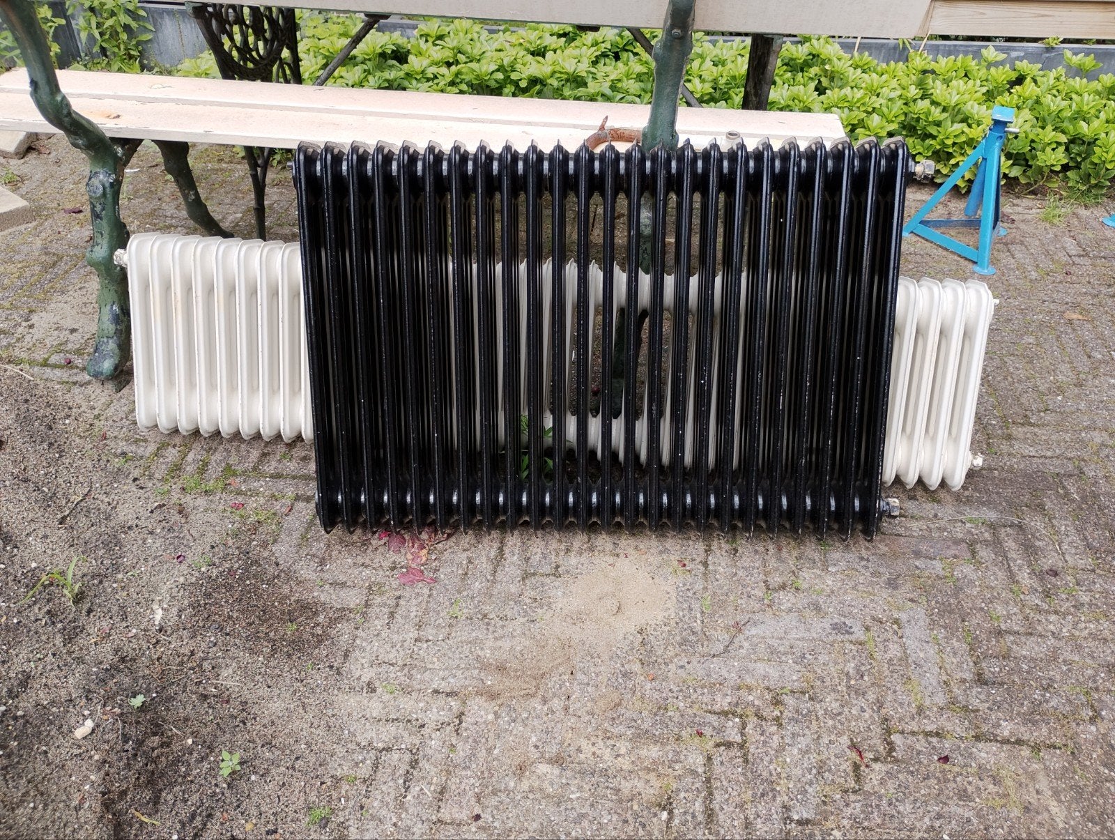 2 leden radiatoren, Ophalen, 30 tot 80 cm, Gebruikt, Radiator