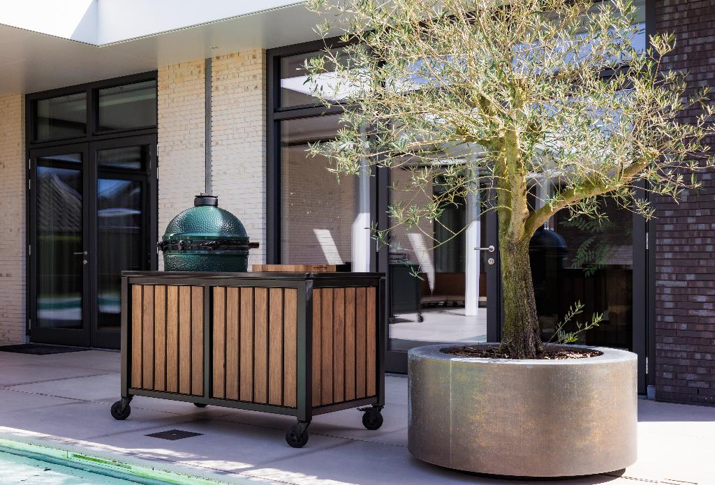 Buitenkeuken voor de large Kamado, Houtskool, Nieuw, Ophalen of Verzenden, Vrijstaand