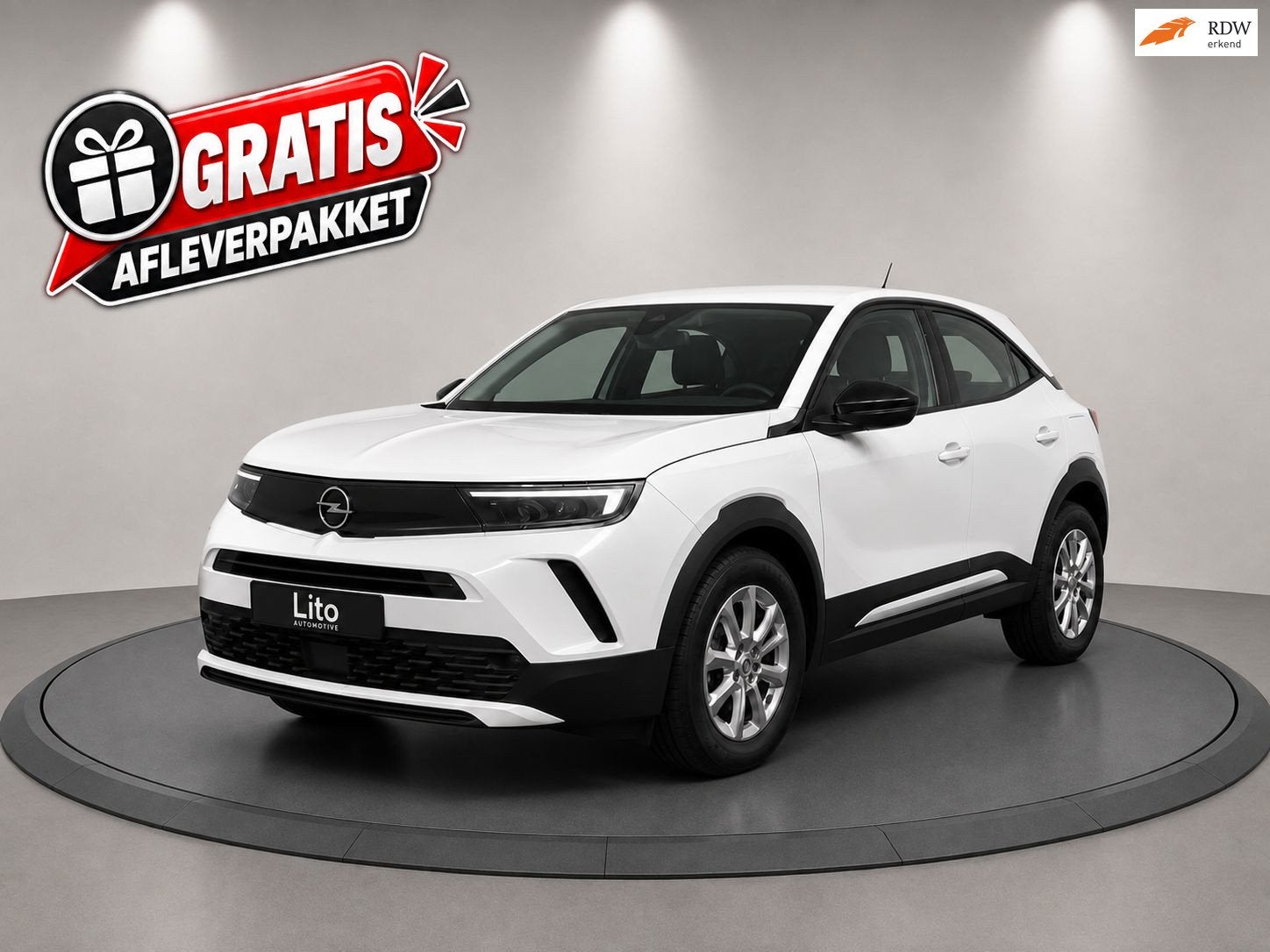 Opel MOKKA 1.2 Edition|CARPLAY|NAVI|AIRCO|WHITE|, Auto's, Voorwielaandrijving, 101 pk, Gebruikt, Euro 6