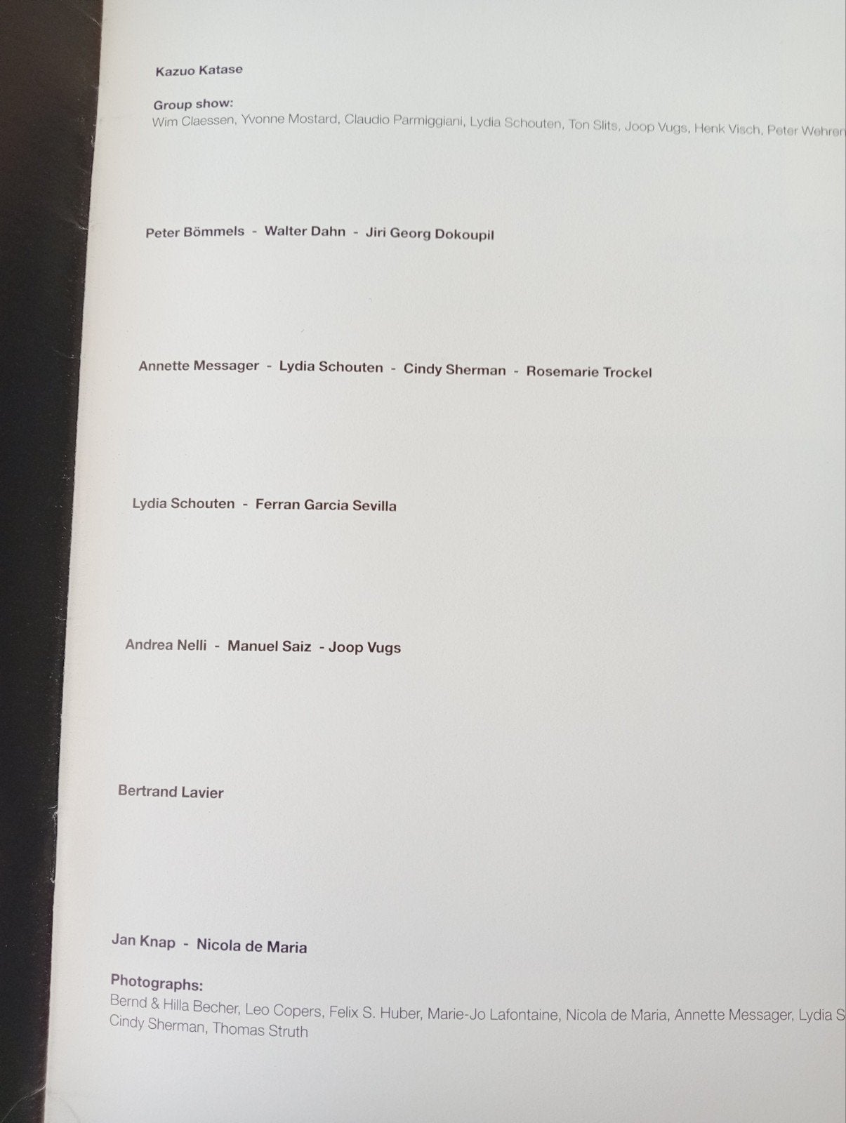 Catalogus Galerie Wanda Reiff 1991 - Kunstfotografie, Boeken, Kunst en Cultuur | Beeldend, Ophalen of Verzenden, Gelezen, Diverse kunstenaars