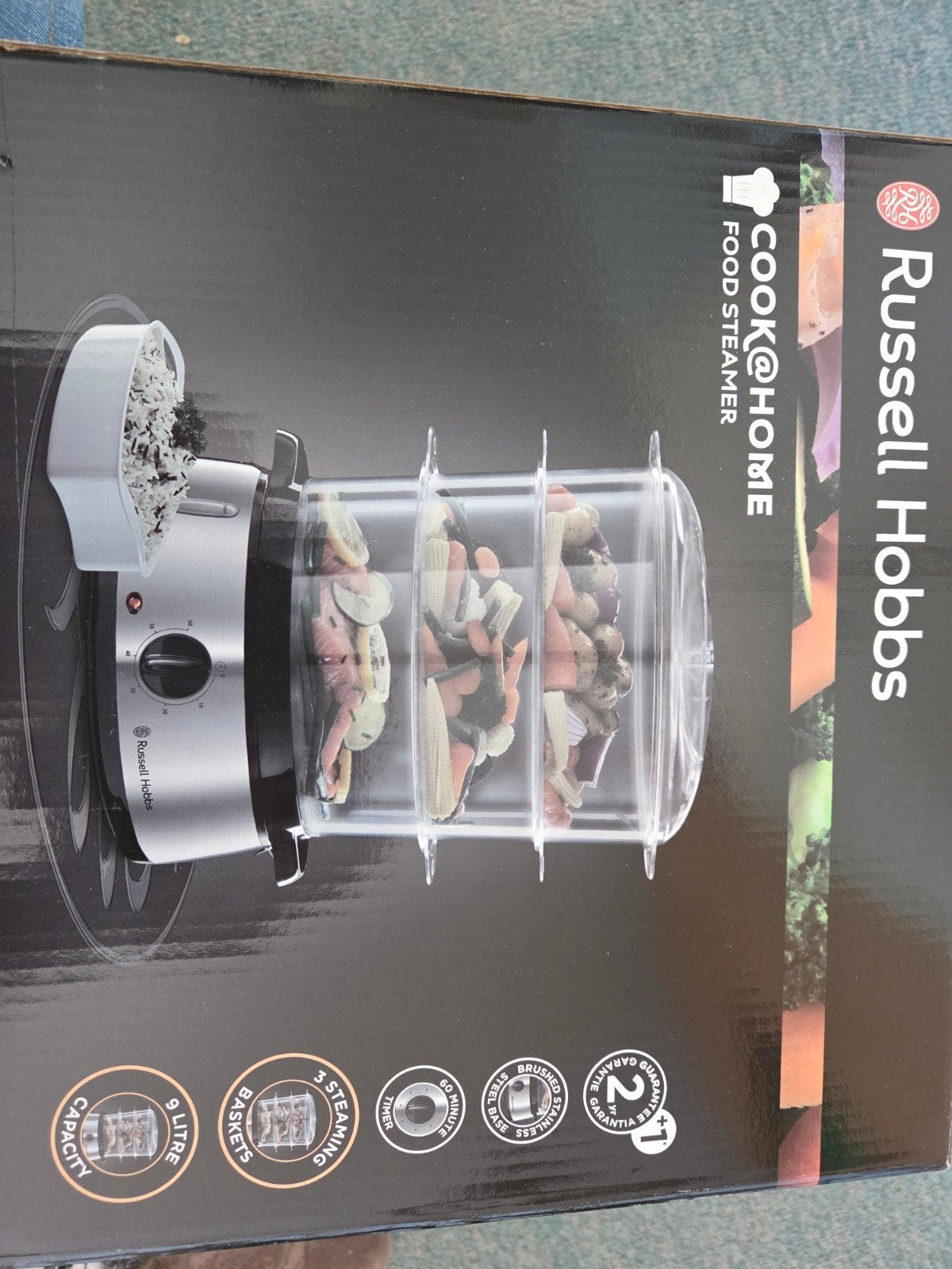Russell Hobbs Cook@Home Food Steamer - Nieuw in doos, Ophalen of Verzenden, Nieuw