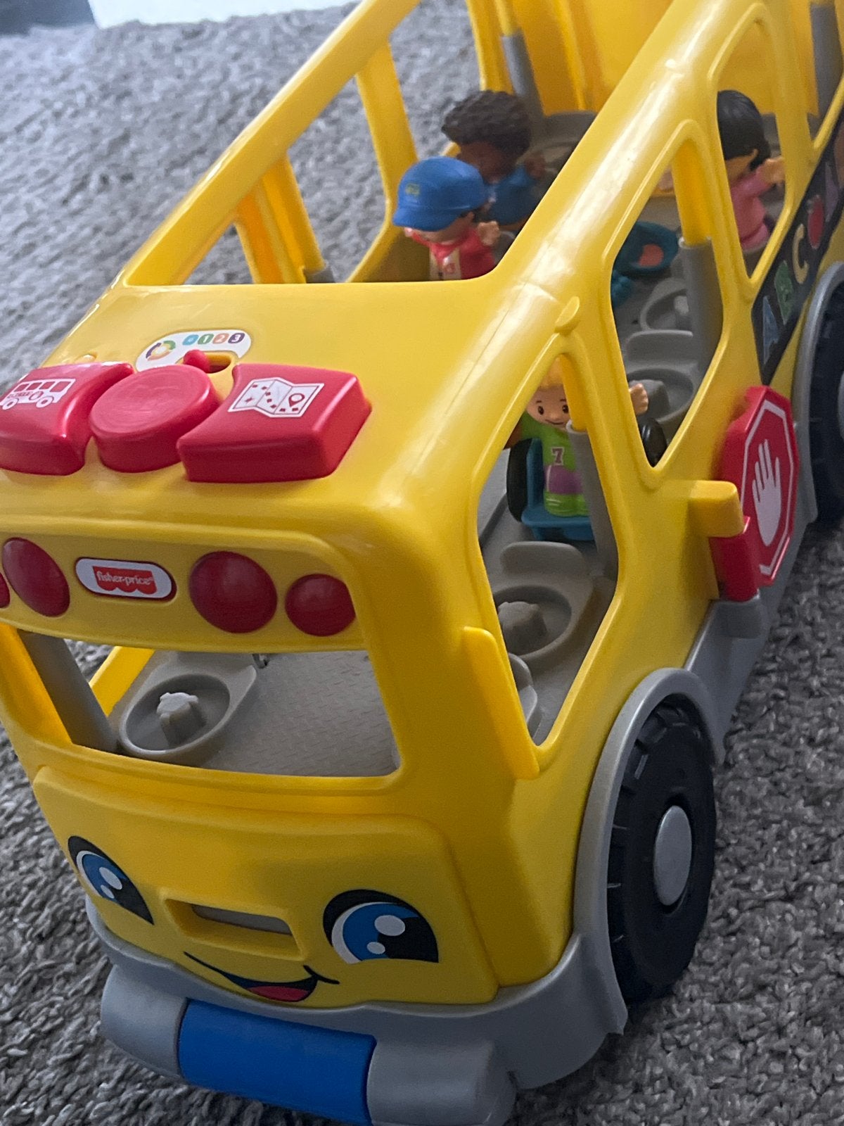 Fisher-Price Little People Gele Schoolbus met Geluid, Ophalen of Verzenden, Gebruikt, Auto, Met geluid