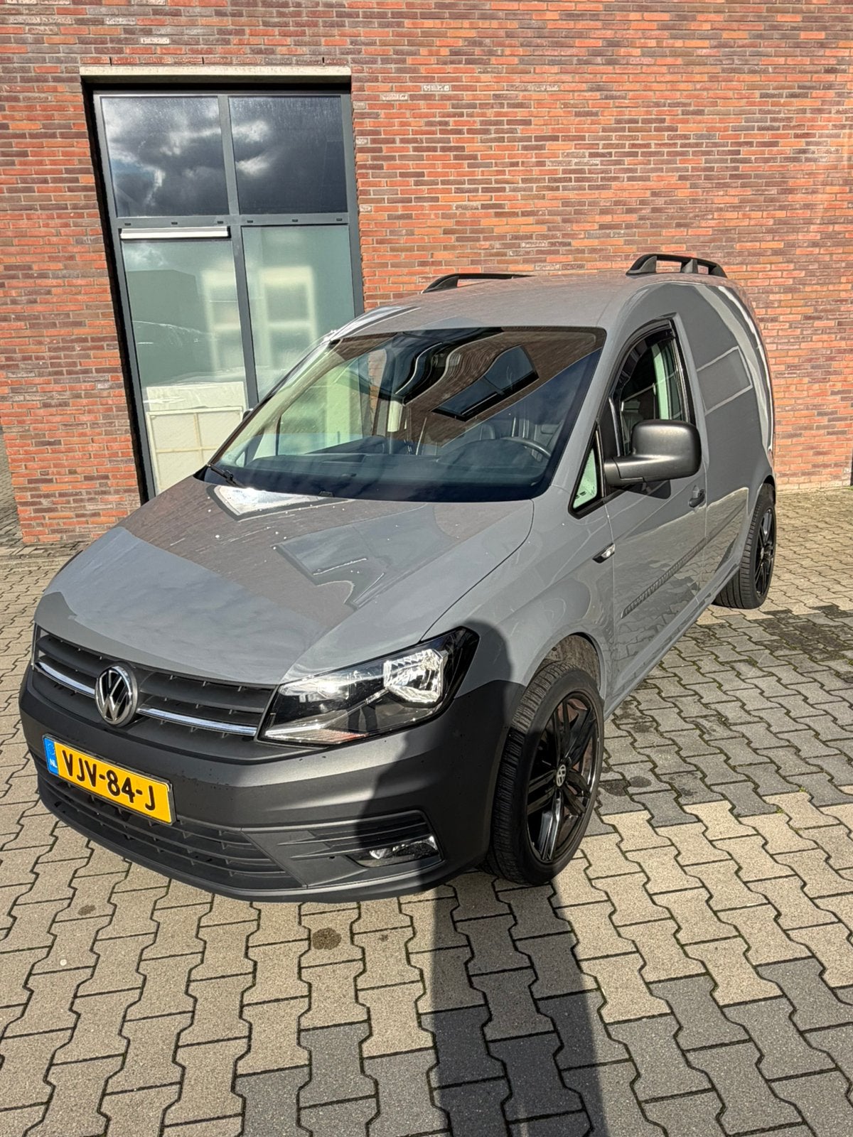 Volkswagen Caddy 1.4 92KW 2016 Grijs, Auto's, 4 cilinders, Volkswagen, 1445 kg, Leder