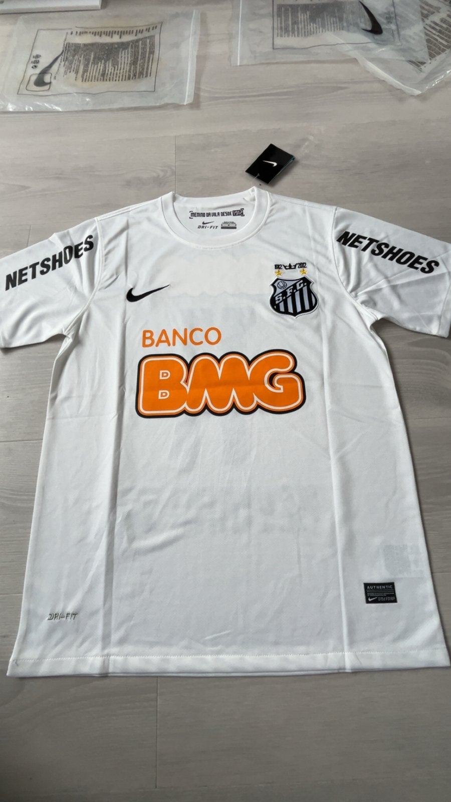Nike Santos FC Neymar Jr. Thuisshirt - Nieuw met labels, Kleding | Heren, Sportkleding, Wit, Nieuw, Overige maten, Ophalen of Verzenden