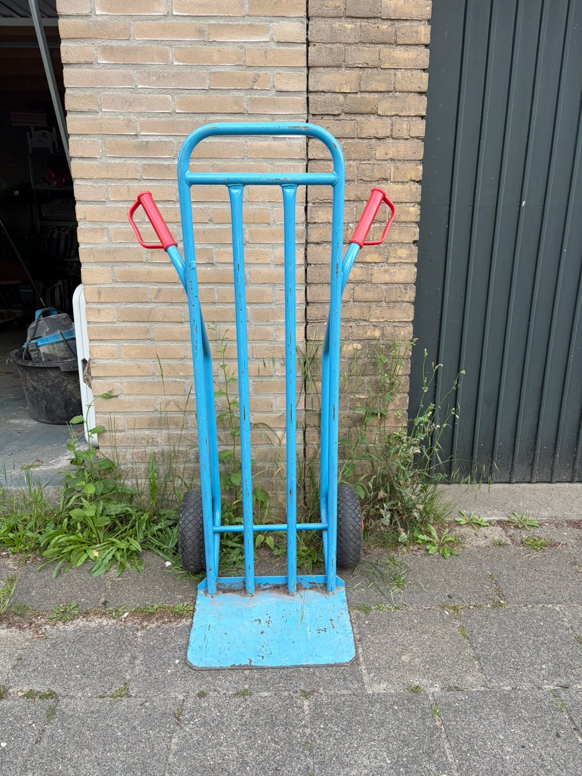 Grote steekkar, Doe-het-zelf en Verbouw, Transportwagens, 100 liter of meer, Ophalen of Verzenden, Zo goed als nieuw, Transportkar