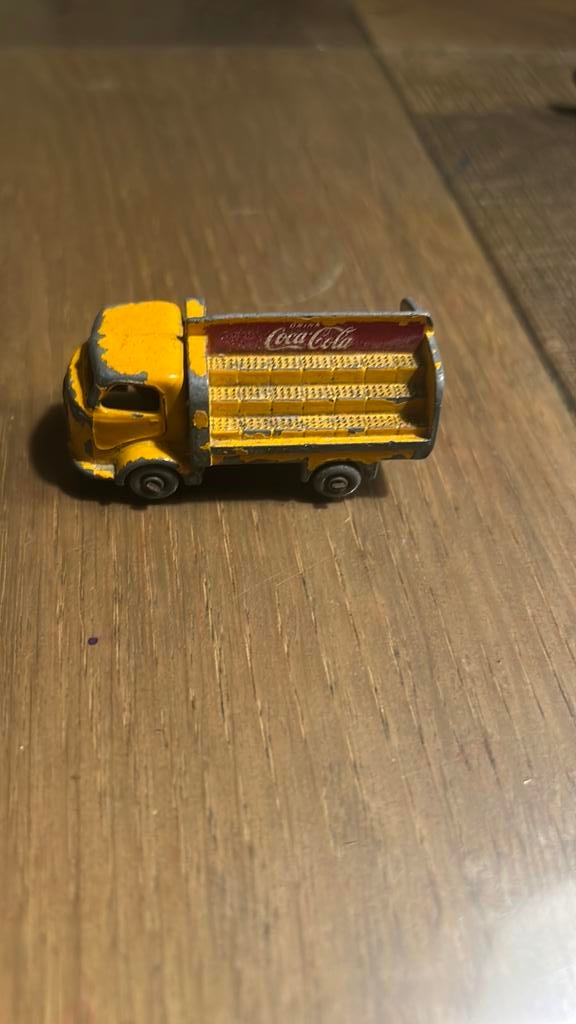 Matchbox Lesney No. 37 Karrier Bantam Coca-Cola vrachtwagen, Ophalen of Verzenden, Gebruikt, Bus of Vrachtwagen, Lesney
