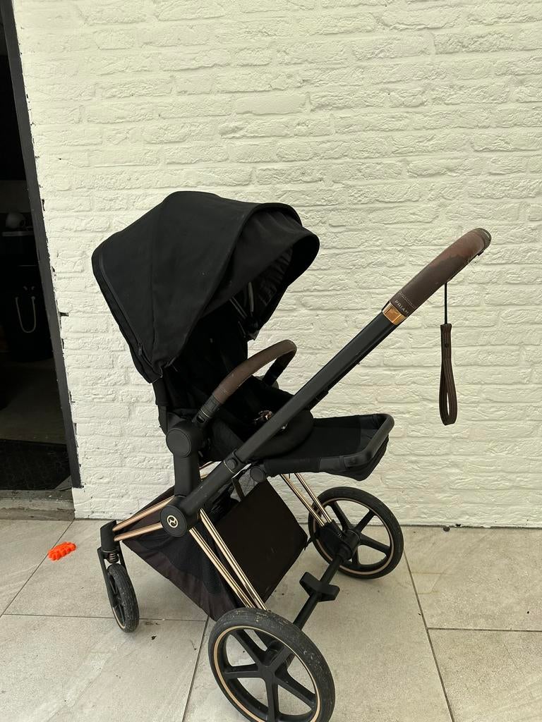 Cybex Priam Rose Gold met Zwart, Ophalen of Verzenden, Zo goed als nieuw, Overige merken