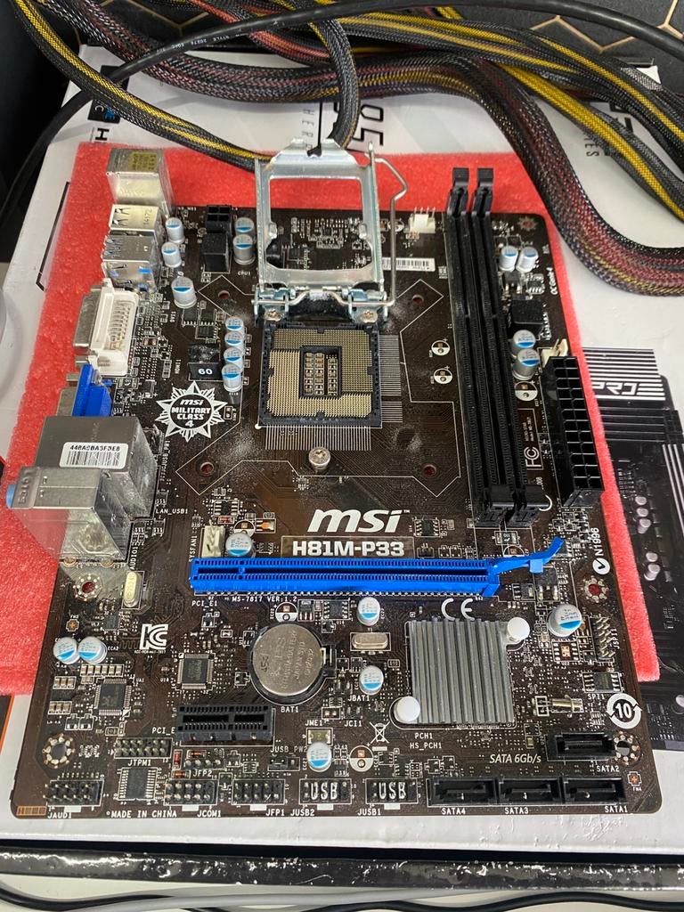 Defect? MSI h81m-p33, Computers en Software, Moederborden, Ophalen of Verzenden, Zo goed als nieuw