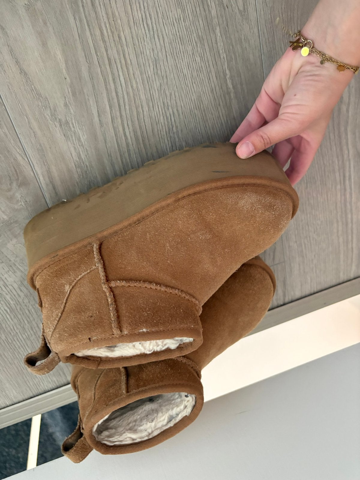 UGG platform maat 36, Ophalen of Verzenden, Zo goed als nieuw, Zwart