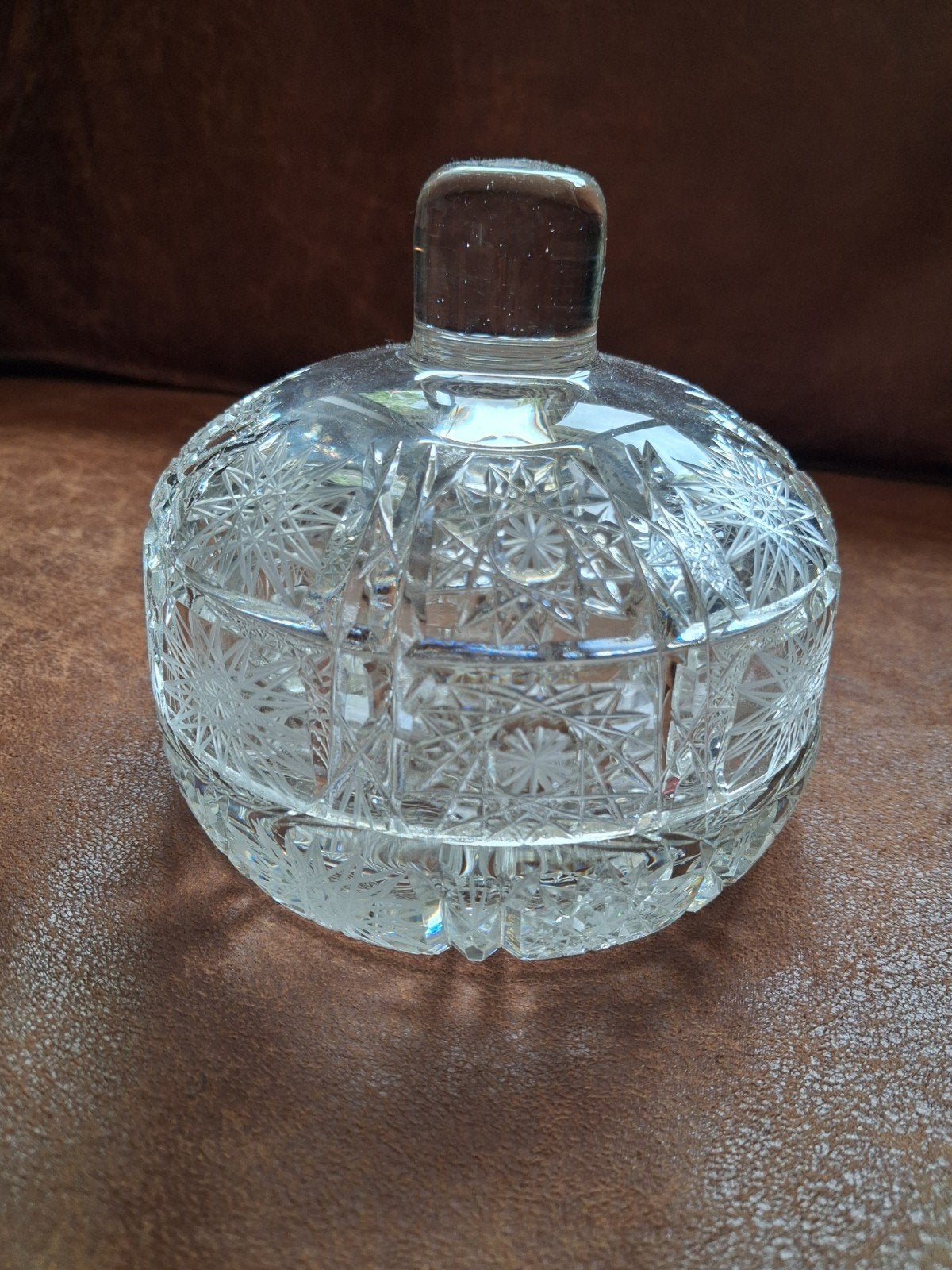 Bonbonnière van kristal, Ophalen of Verzenden