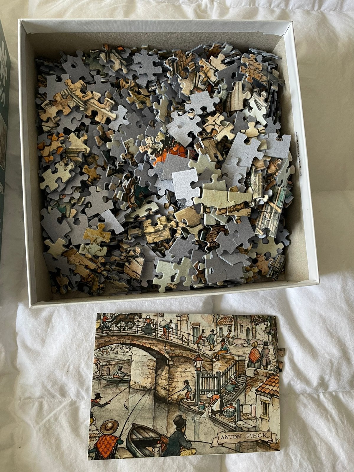 Anton Pieck puzzel (merk Jumbo), 950 stukjes, inclusief mat, Ophalen, 500 t/m 1500 stukjes, Nieuw
