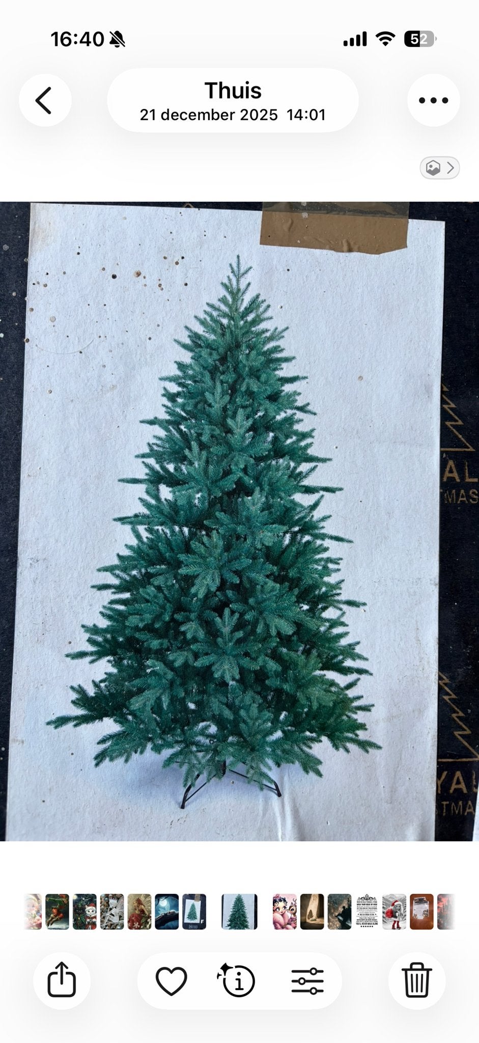 Kunstkerstboom “Royal Christmas”, 1.80 hoog, Diversen, Ophalen