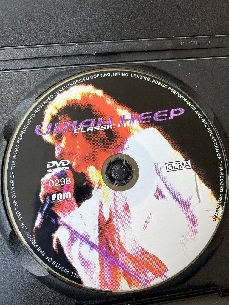 Uriah Heep - Classic Live DVD (Concertregistratie), Alle leeftijden, Ophalen of Verzenden, Concert, Inclusief doosje