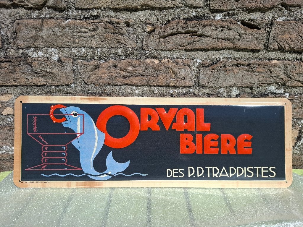 Reclamebord Orval, Verzamelen, Ophalen of Verzenden, Nieuw, Reclamebord, Plaat of Schild, Overige merken