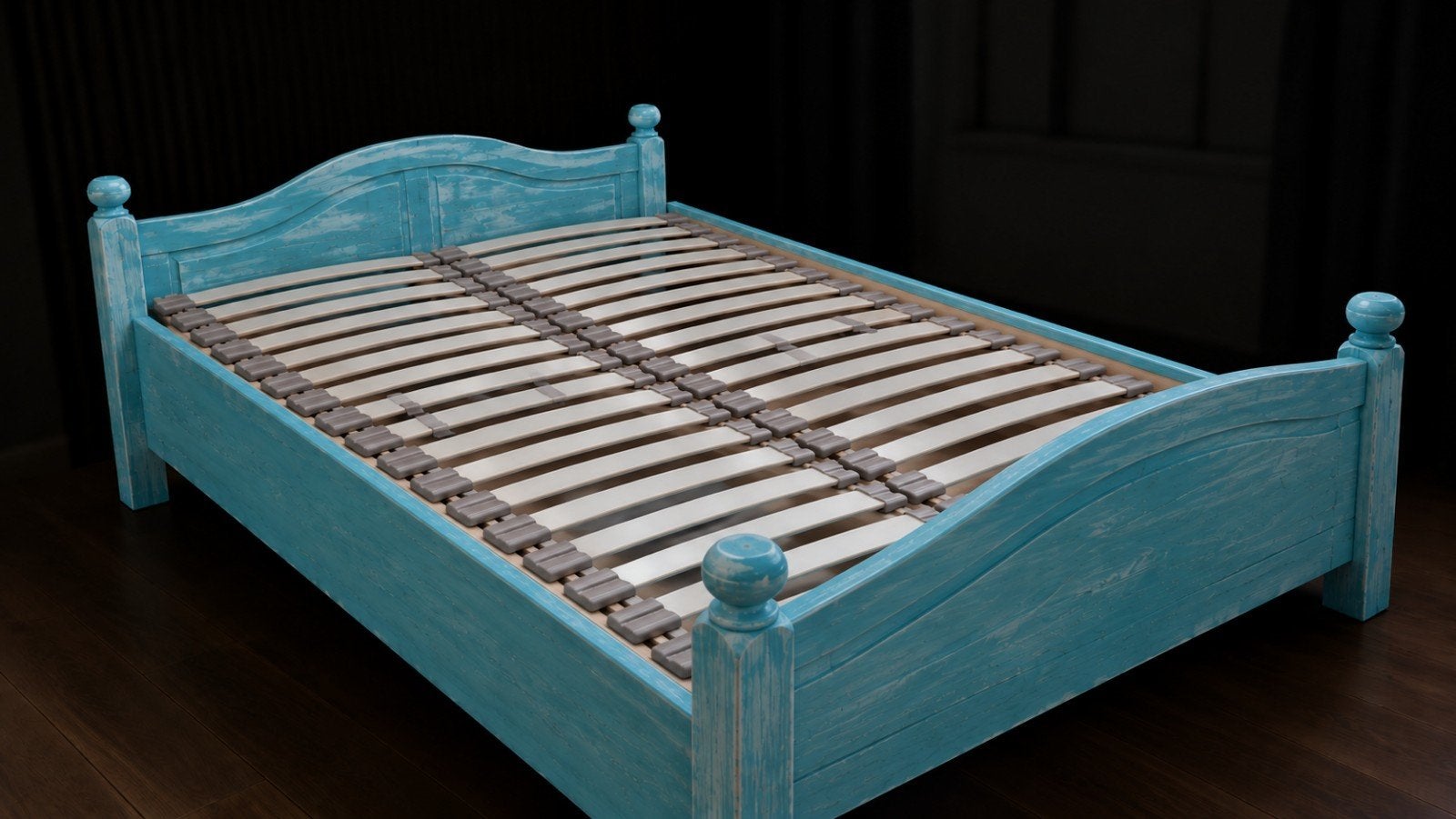 bed-ombouw, Ophalen, Gebruikt, Overige kleuren, Tweepersoons