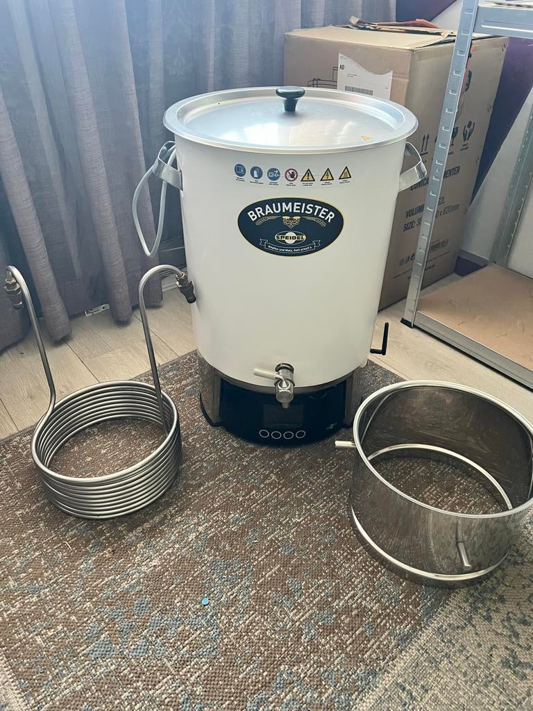 Complete Speidel Braumeister 20l set met Wifi module, Hobby en Vrije tijd, Ophalen, Zo goed als nieuw