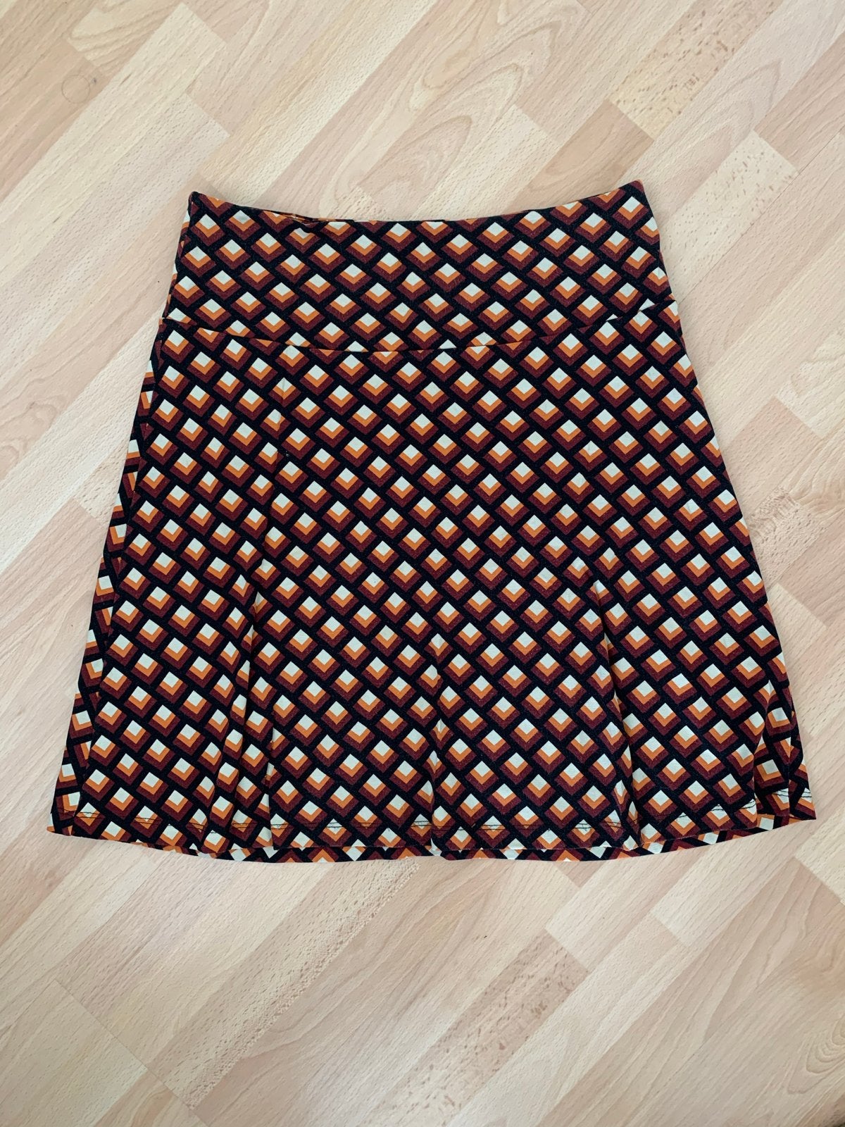 King Louie rokje met geometrische print - Maat S, Kleding | Dames, Meerkleurig, Ophalen of Verzenden, Maat 36 (S), Gedragen