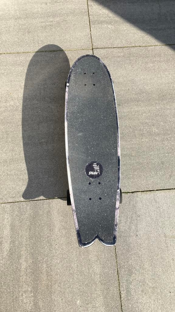 grijsachtig waveboard, Ophalen of Verzenden, Zo goed als nieuw, Waveboard