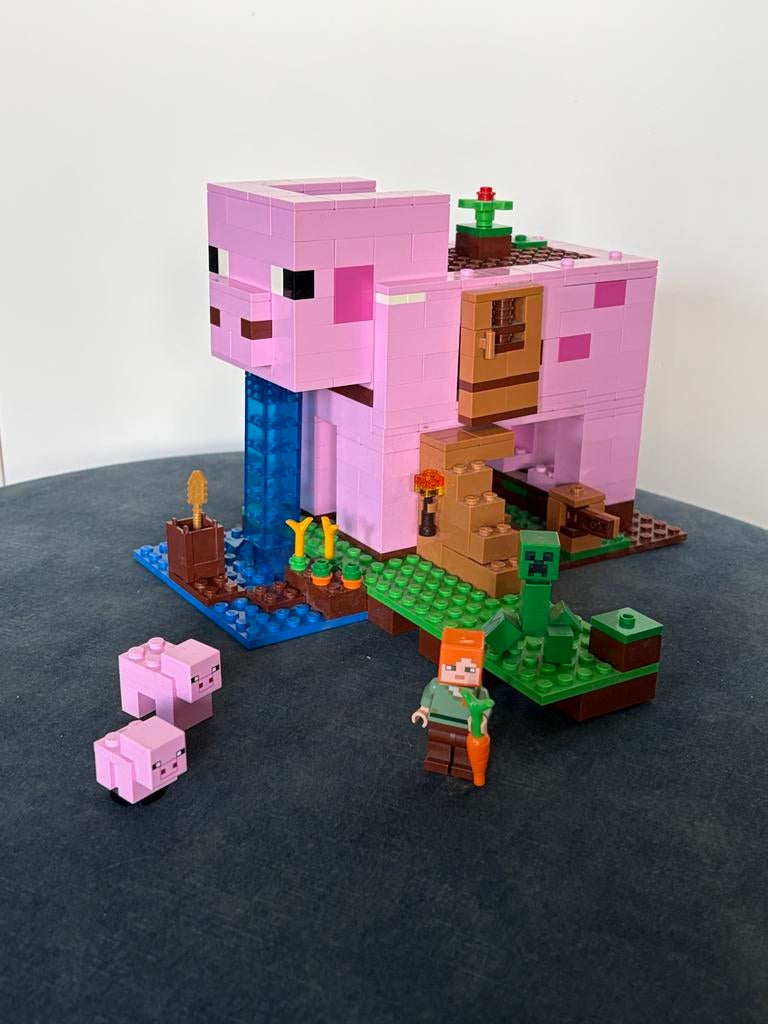 Lego Minecraft Het Varkenshuis (21170), Minecraft, Lego, Ophalen of Verzenden, Zo goed als nieuw