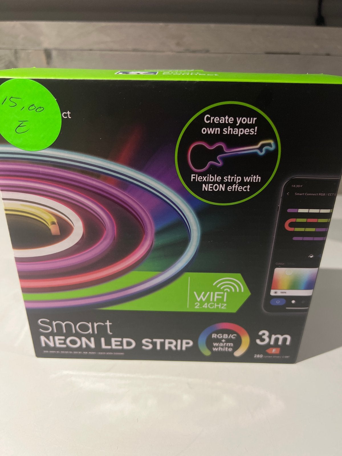 Smart Neon LED Strip RGBIC - 3 meter met WiFi, Overige merken, N, Meerkleurig, Nieuw