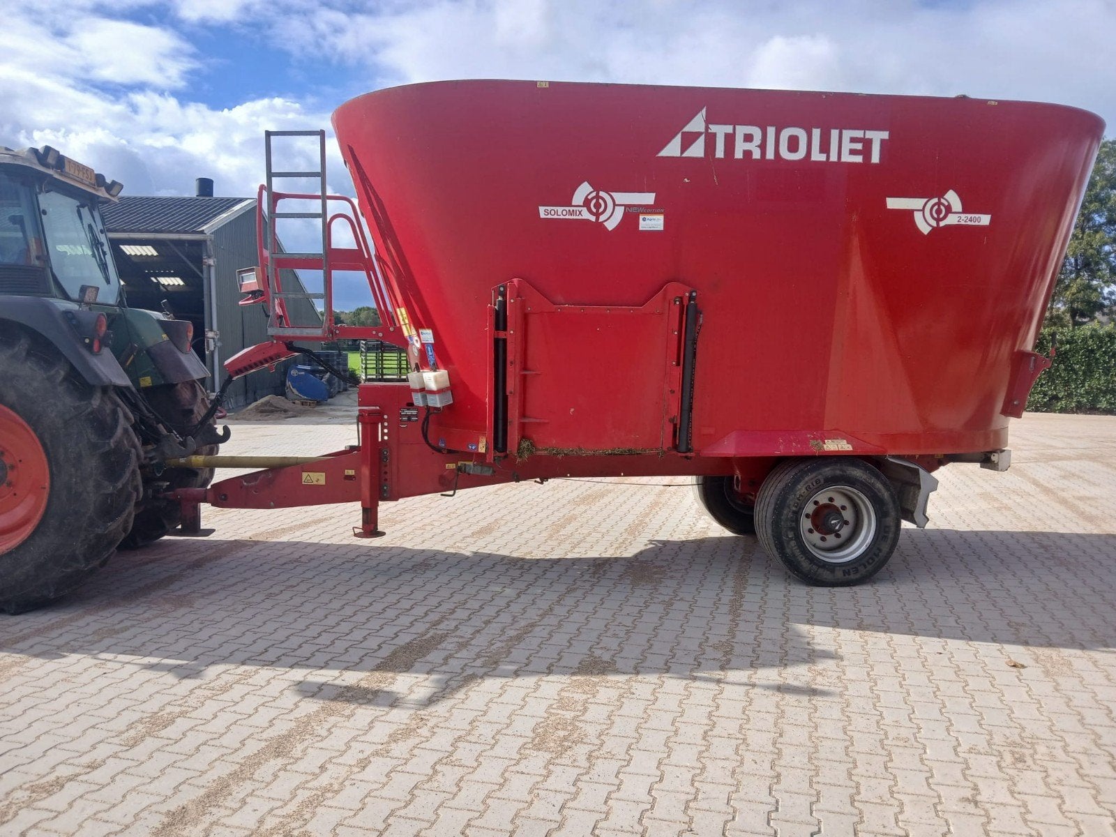Trioliet Solomix 2-2400ZK voermengwagen, Ophalen, Voertechniek