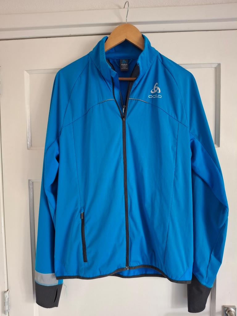Odlo lichtgewicht jack, Maat 52/54 (L), Blauw, Wandelen of Outdoor, Nieuw