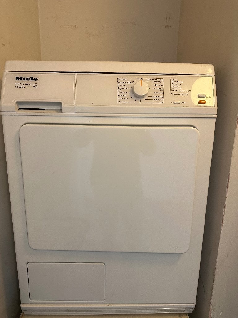 Miele wasdroger condensdroger Softcare system T8400C, Witgoed en Apparatuur, Wasdrogers, Ophalen, 6 tot 8 kg, Gebruikt, Voorlader