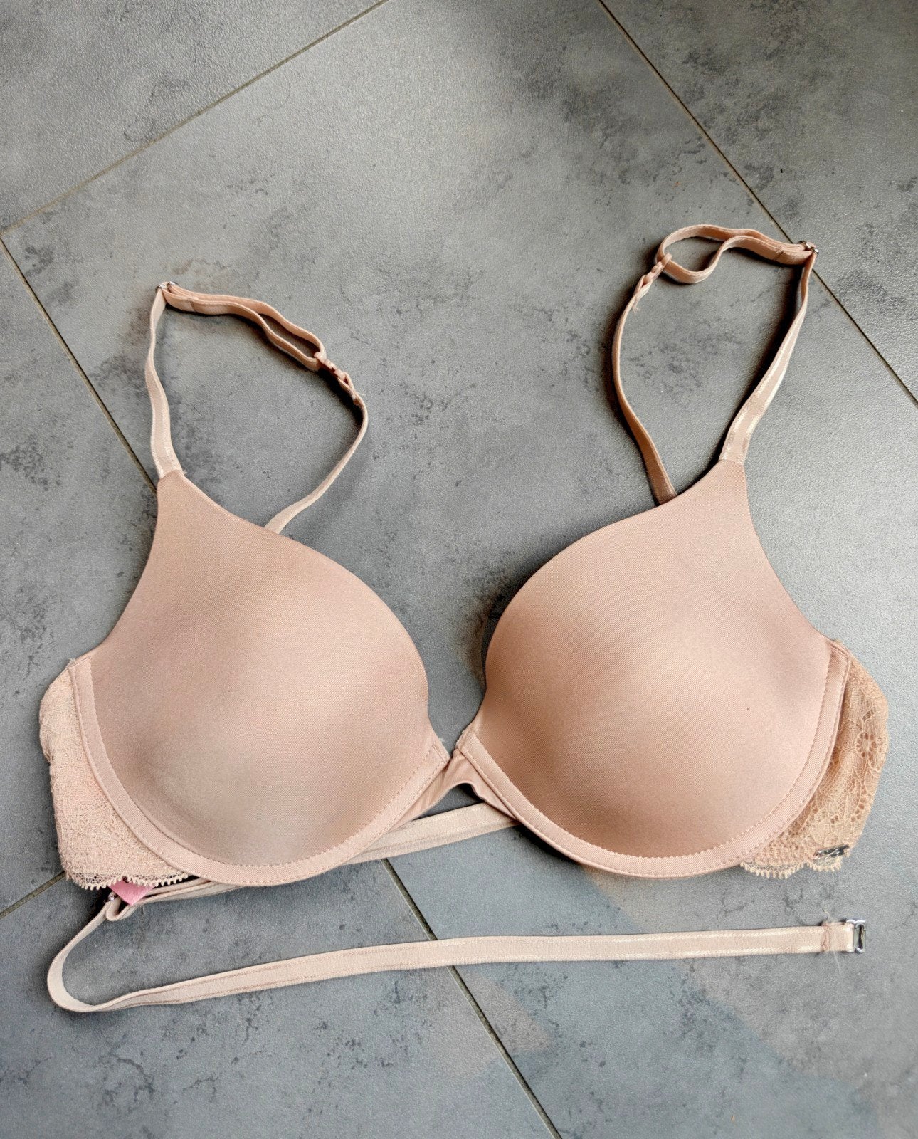 Hunkemöller low back push up beha maat 70D - nieuw!, Kleding | Dames, Hunkemöller, Ophalen of Verzenden, Beige, BH
