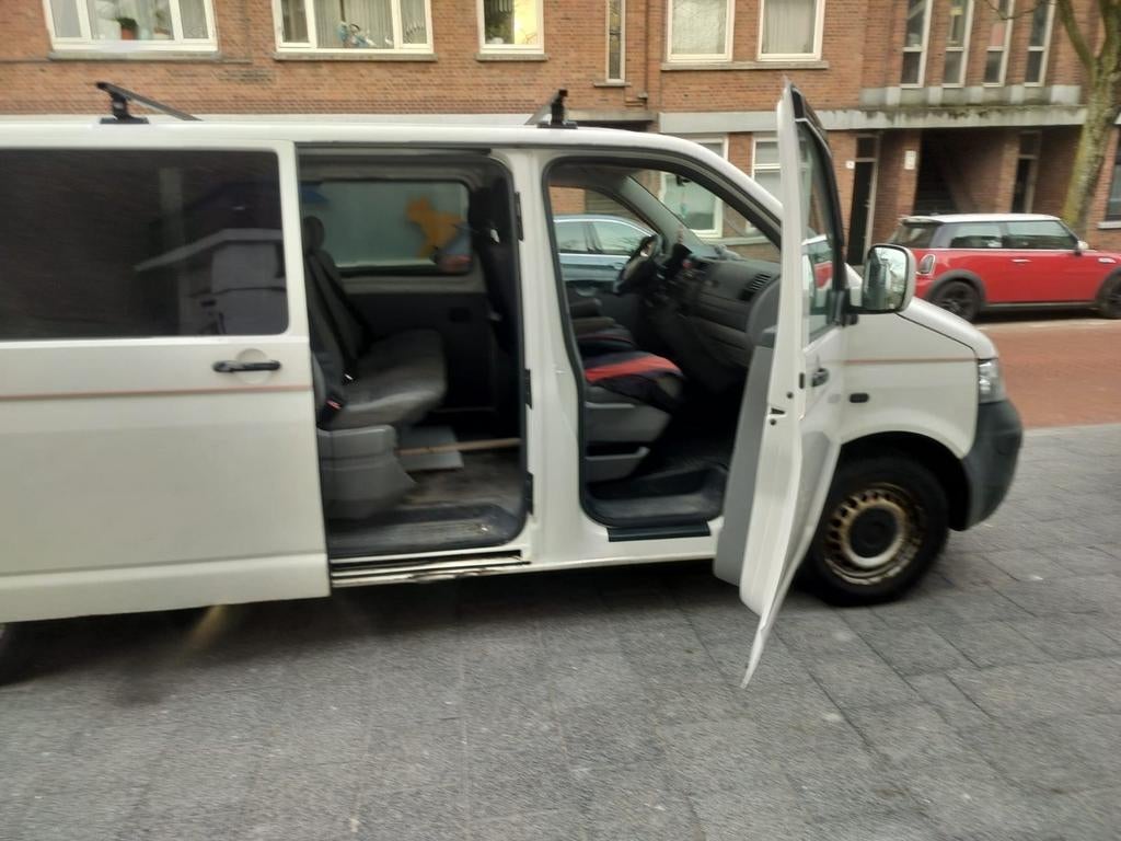 Volkswagen Transporter Bestel 2.0  75KW 2008, Auto's, Voorwielaandrijving, 4 cilinders, Volkswagen, Wit