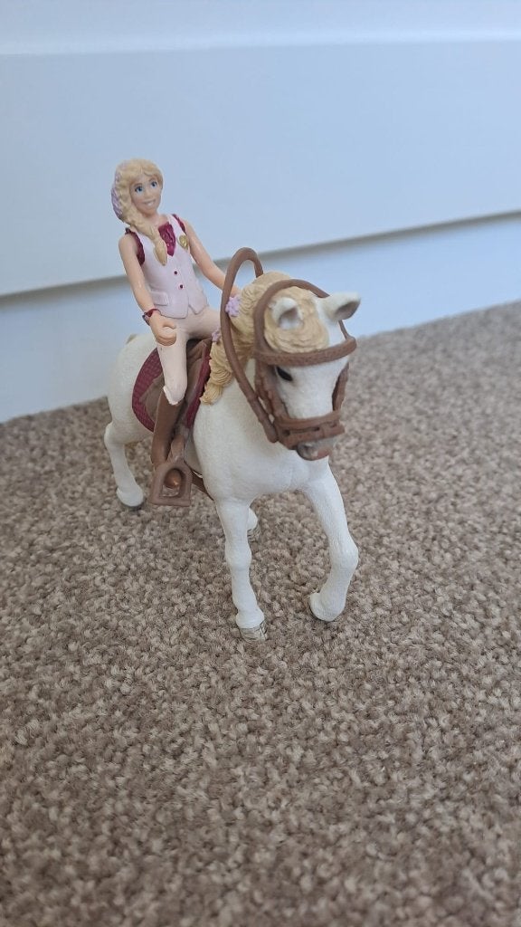 Sleich paard met ruiter, Ophalen of Verzenden, Zo goed als nieuw