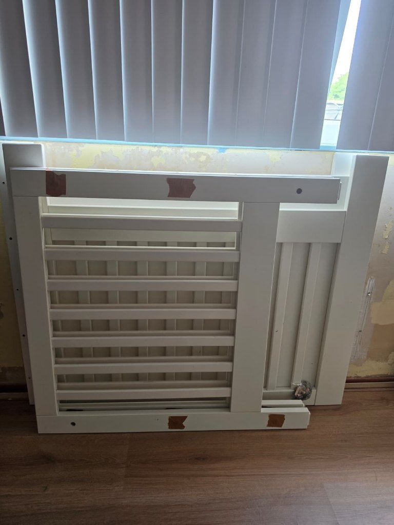 Box compleet 80 x 100 binnenmaat, Kinderen en Baby's, Boxen, Ophalen, Gebruikt, Vierkant, In hoogte verstelbaar