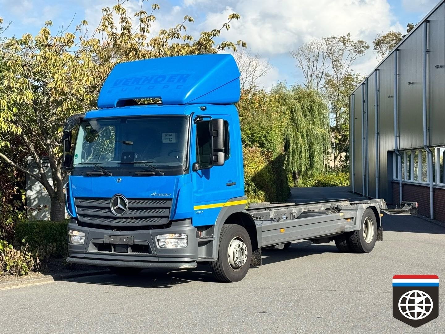 Mercedes-Benz ATEGO 1218 L - chassis cabine - airco - automa, Auto's, Automaat, Achterwielaandrijving, Overige kleuren, Mercedes-Benz