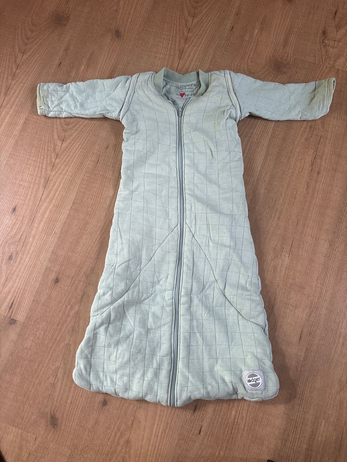 Lodger Slaapzak 68-80 cm - Lichtgroen, Kinderen en Baby's, Gebruikt, Lodger, Ophalen of Verzenden, Slaapzak