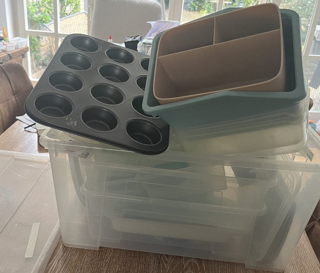 opberg box / Storage boxes, Ophalen, Doos, Minder dan 35 cm, Zo goed als nieuw