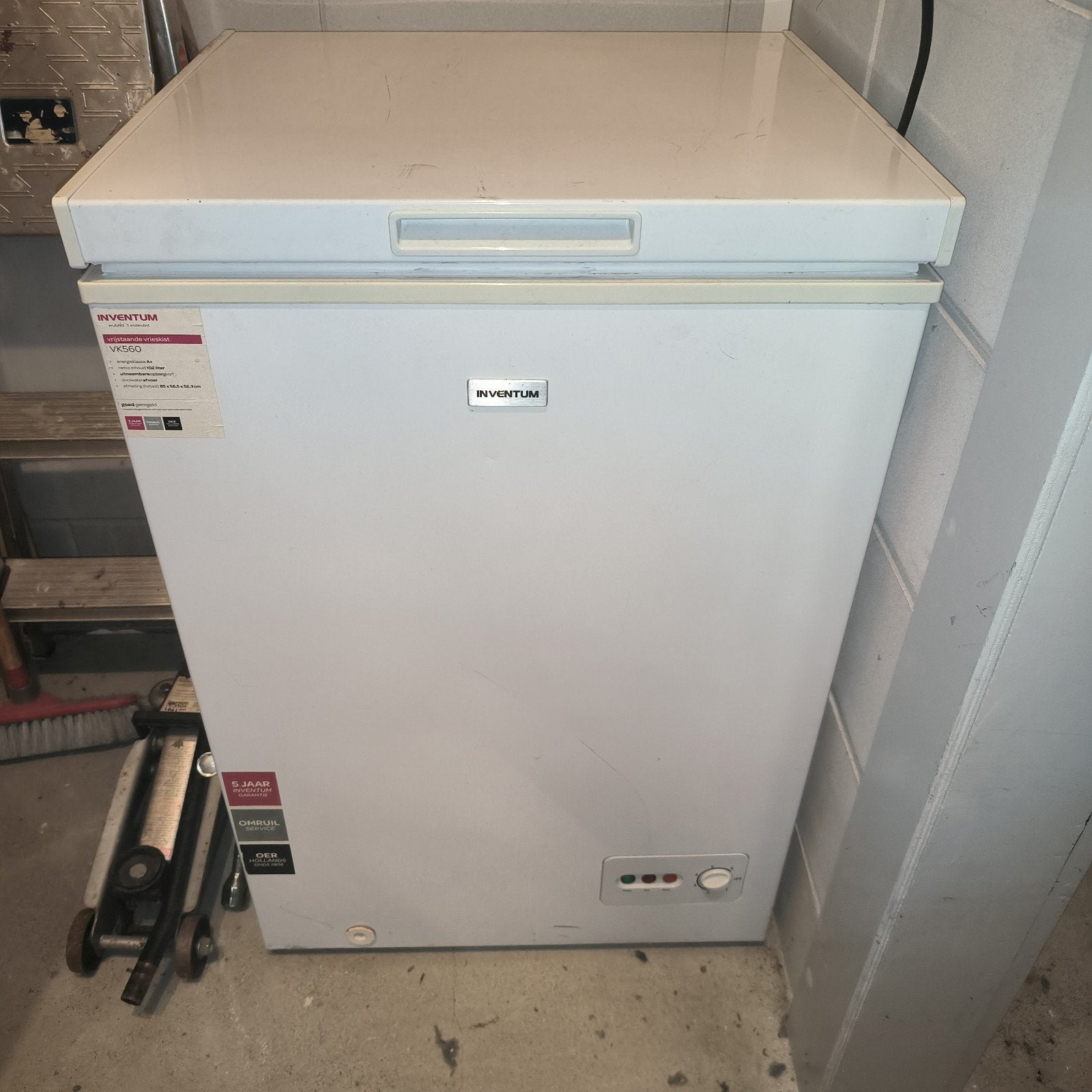 Inventum VK 560 kistje., Ophalen, Vrieskist, Gebruikt, Minder dan 60 cm
