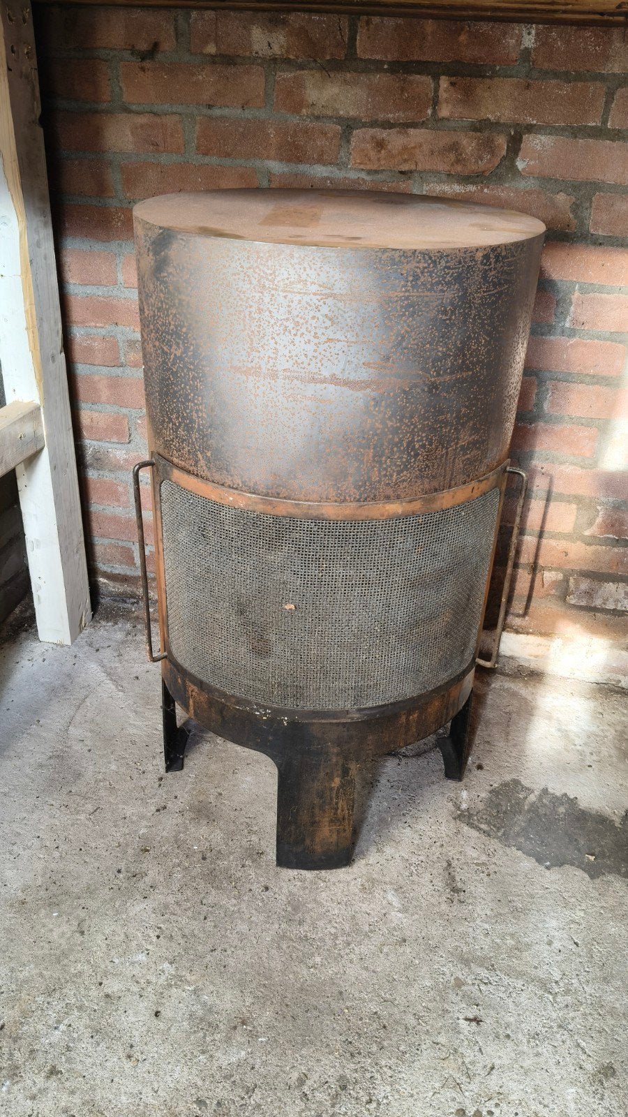 kachel met haardstel, Ophalen, Gebruikt, Vrijstaande haard, Houthaard